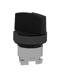 Selectable SCHNEIDER BLACK 2-position head, IP20, plastic material. 2
