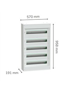 PrismaSeT S 24 5 rows surface LED 24W 3000K IP20 2