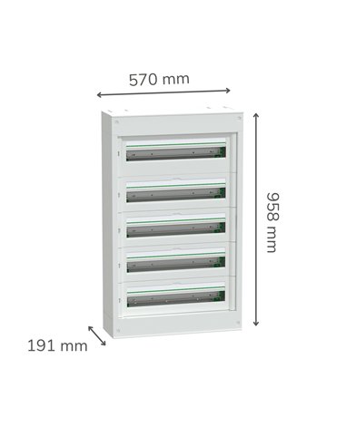 PrismaSeT S 24 5 rows surface LED 24W 3000K IP20