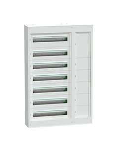 PrismaSeT S 24 7 F SCHNEIDER com corredor superior e design compacto para espaços pequenos.