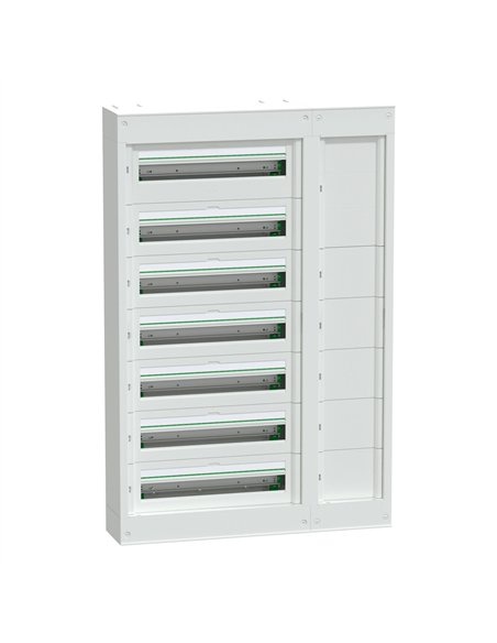 PrismaSeT S 24 7 F SCHNEIDER with upper aisle and compact design for small spaces.