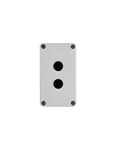 CAJA PLASTICO VACIA 2 TALADROS