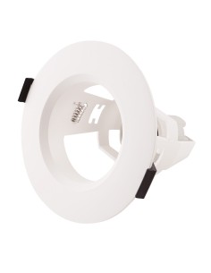 Portalámparas empotrable Ø120mm E27 Blanco 2