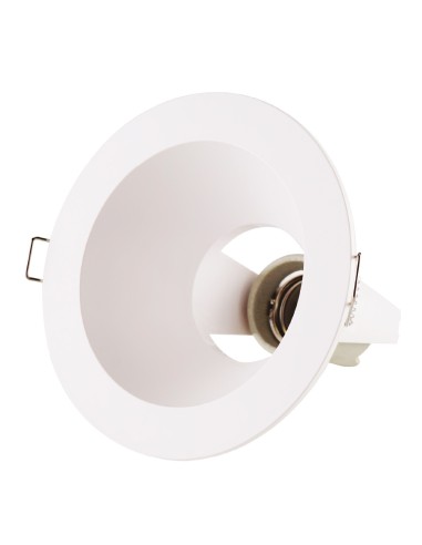 Portalámparas empotrable Ø125mm E27 Blanco