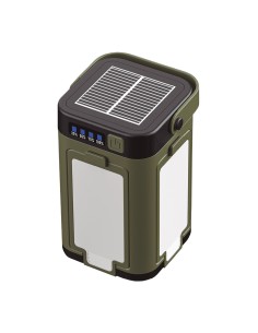 Lanterna solare LED ricaricabile USB 500lm per campeggio