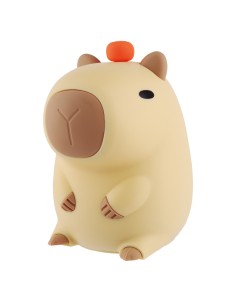 Luz de noche infantil LED Capibara 1W RGB batería recargable