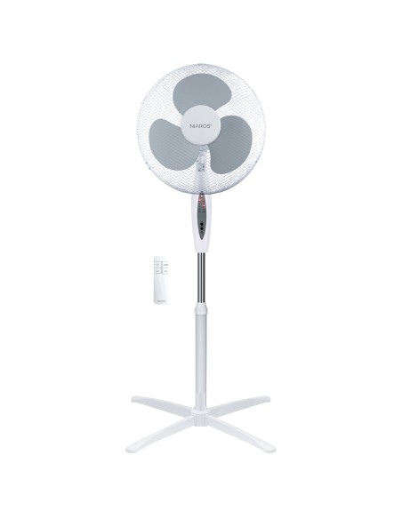 Nametil Standventilator mit Fernbedienung und Timer Ø43cm 45W Weiß