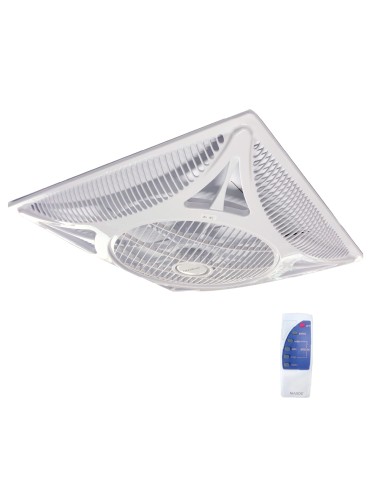 Orathy Ceiling Fan with Remote 59.5x59.5cm White