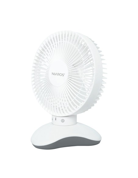 Zawadi Tischventilator Ø18cm 5W DC Motor Weiß