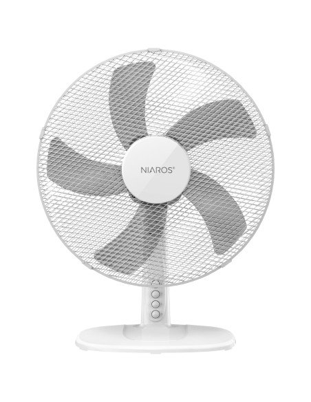Lathor Tischventilator Ø43cm 45W Weiß