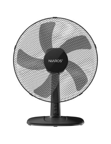 Lathor Tischventilator Ø43cm 45W Schwarz