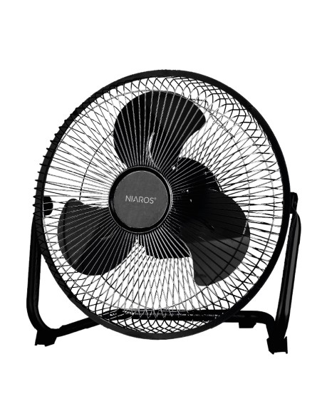 Jafari Metall Standventilator Ø27cm 25W Schwarz