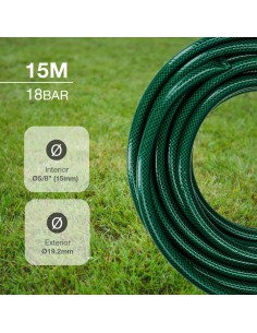 Garden Hose Kit Bairia Ø5/8" 15mm 30M 2
