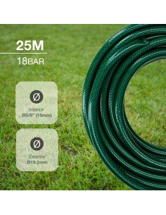 Garden Hose Kit Bairia Ø5/8" 15mm 25M 2