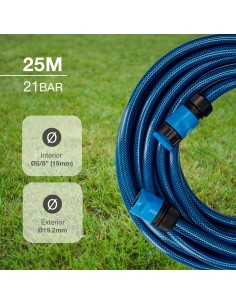 Hisua Garten Schlauch Kit Ø5/8" 15mm 25M 2
