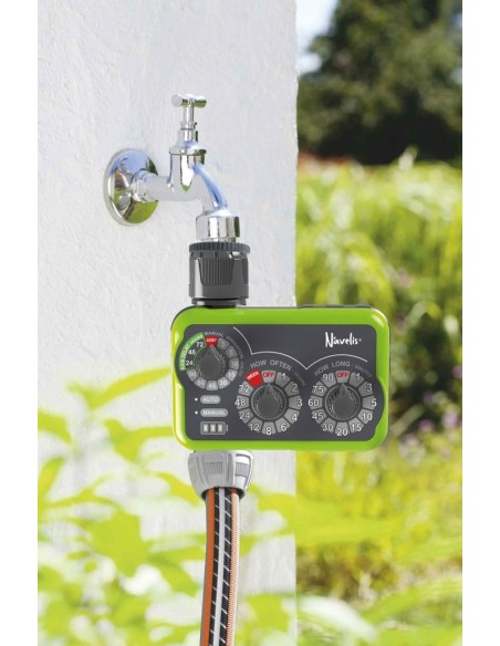 Timer di irrigazione analogico 2xAAA IP54