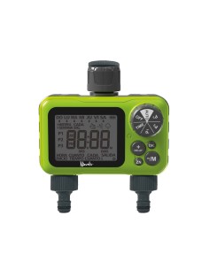 Programador de riego digital dos salidas 2xAA IP54