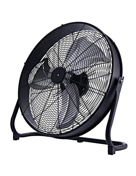 Ventilateur métallique de sol Saruna Ø55cm 120W Noir
