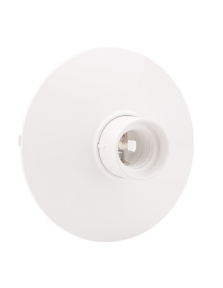 Surface-mounted E27 lamp holder white