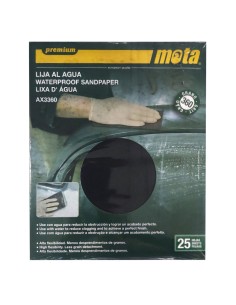 Pack 25 papeles de lija de agua grano 240 2