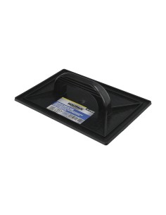 Plastic Trowel Round 27x18 cm with Black Grooved Handle