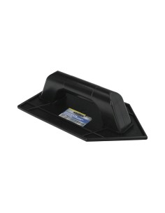 Kunststoffkelle mit runder Spitze 26x14 cm, schwarz mit Rillen