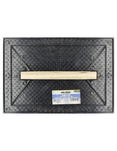 Trowel in plastica 32x22 cm con manico in legno nero