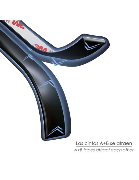 Nastro Magnetico Adesivo A+B 1+1m 15mm
