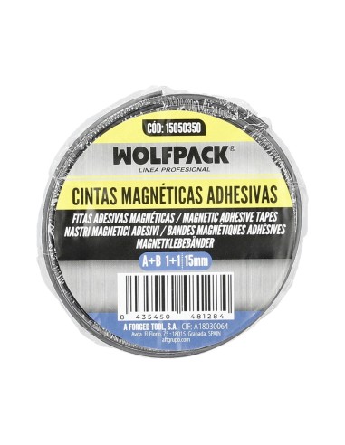 Nastro Magnetico Adesivo A+B 1+1m 15mm
