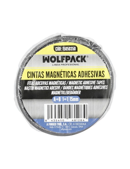 Nastro Magnetico Adesivo A+B 1+1m 15mm