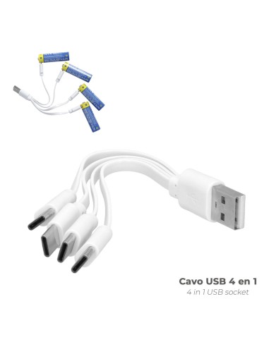 Wiederaufladbare Lithium-Batterie AA 1,5V USB-C (4 Stück)