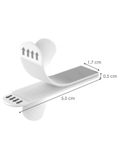 Fitas adesivas com velcro 16 x 55 mm - Blister 4 unidades 2