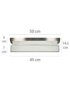 Aluminum Trowel for Plaster 50 cm with Ergonomic Handle 2
