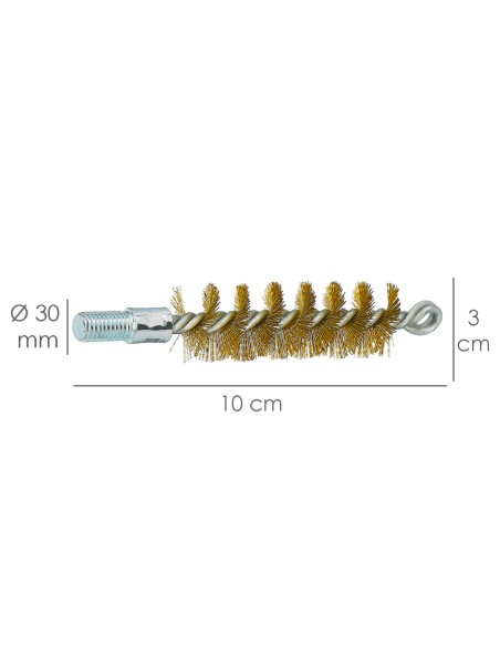 Escova Desentupidora Aço 30 mm M12