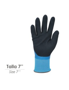 7" Wasserdichte Latex-Schaum-Handschuhe für die Arbeit 2