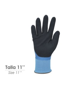 11" Waterproof Foam Latex Glove (Pair) 2