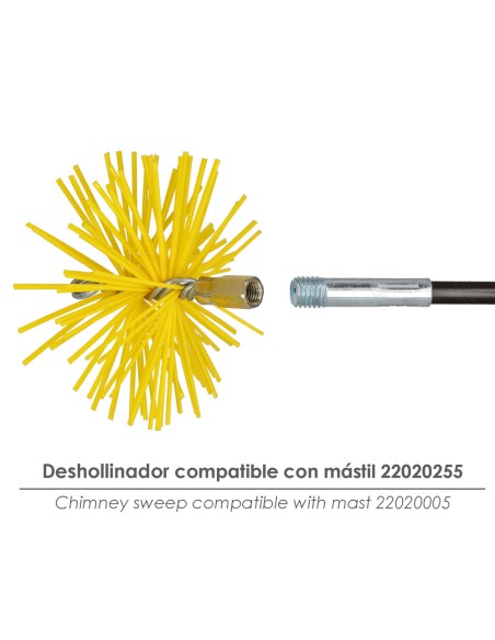 Nylon Chimney Brush 150mm M12