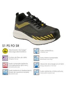 Maurer S1 Safety Boots Slip-Resistant Size 41 2