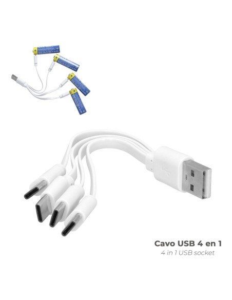 Wiederaufladbare Lithium-Batterie AA 1,5V USB-C (4 Stück)