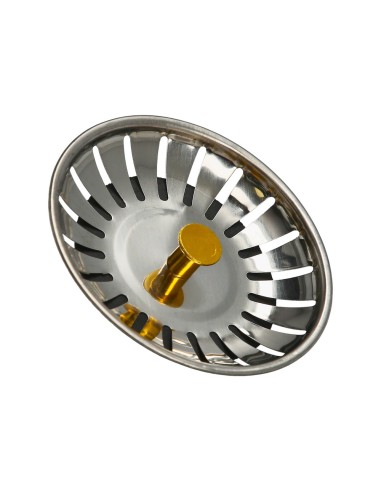Korbstopfen für Edelstahlspüle Click Clack Ø 8 cm
