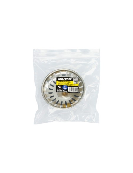 Korbstopfen für Edelstahlspüle Click Clack Ø 8 cm