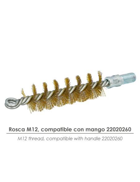 Rohrreinigungsbürste Stahl 30 mm M12
