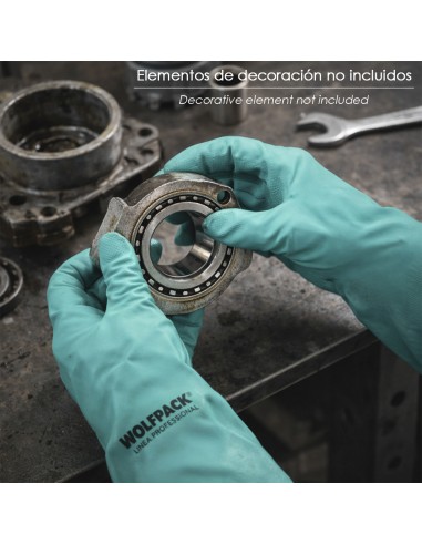 Guanto in Nitrile Resistente agli Oli Taglia S 7" (Coppia)