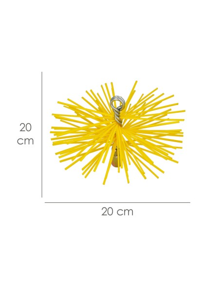 Spazzola per Camino Nylon 200mm M12
