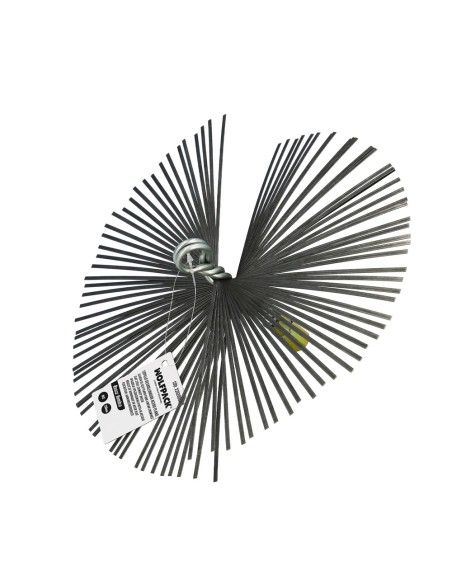 Spazzola per camino in acciaio inox 250 mm M12