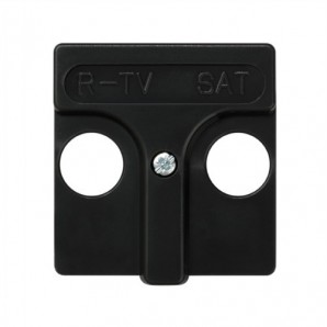 Tampa tomada TV Simon 27 GRAPHITE 27097-38
