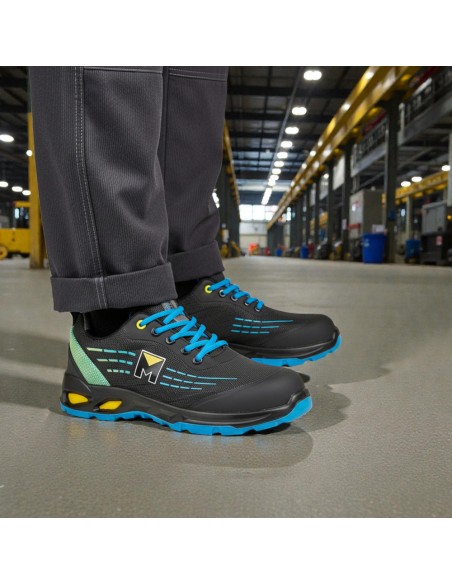 Scarpa di sicurezza antiscivolo con suola composita taglia 43