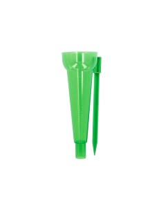 Pluviometro plástico verde 350 ml con piqueta