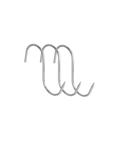 Blister 3 Butcher Hooks Stainless Steel No. 10