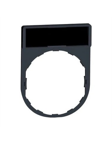  Standard label holder 30x40 with black background label